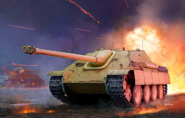 Германия, Jagdpanther, Истребитель танков, Вермахт