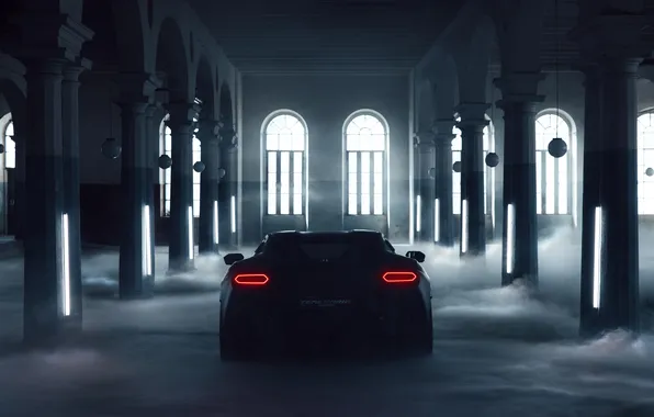 Lamborghini, суперкар, supercar, вид сзади, 2024, Lamborghini Temerario, Temerario