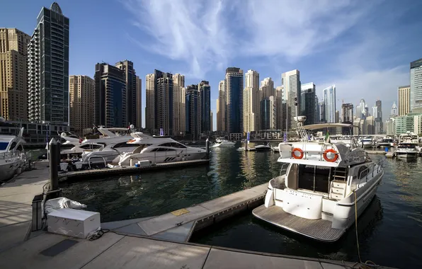 Картинка Dubai, United Arab Emirates, Wispy Marina
