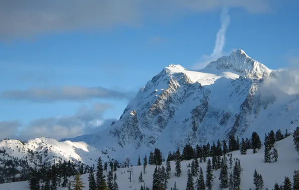 Картинка Nature, Winter, Snow, Mountains