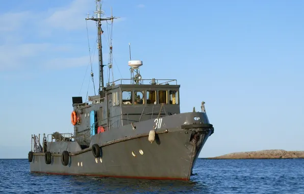 ВМФ, Вспомогательный Флот, рейдовый катер