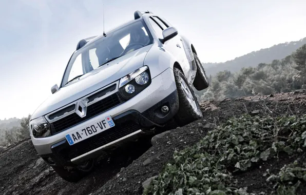 Грязь, Renault, рено, кроссовер, Duster, дастер, компактный