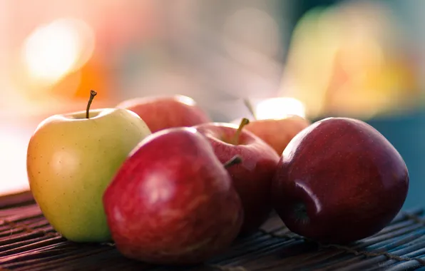 Картинка яблоки, еда, фрукты