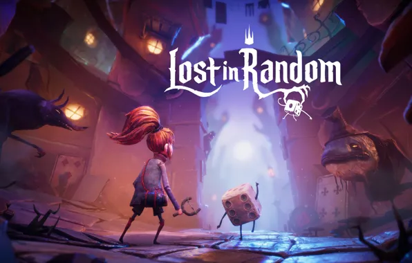 Существа, девочка, игральный кубик, Lost in Random