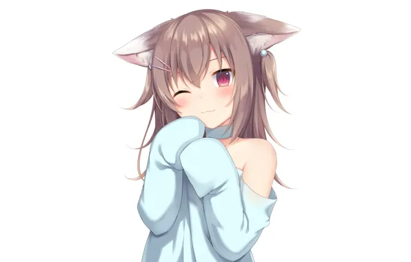 Картинка девочка, милашка, ушки