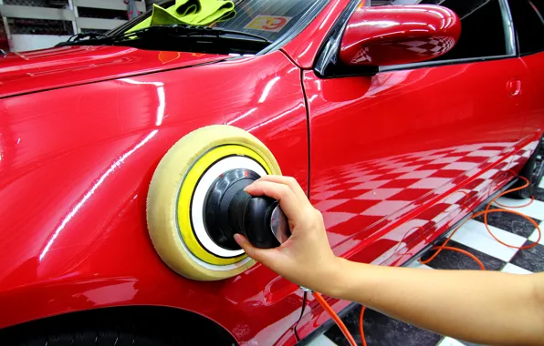 Metal, Metal, hand, vehicle, polisher