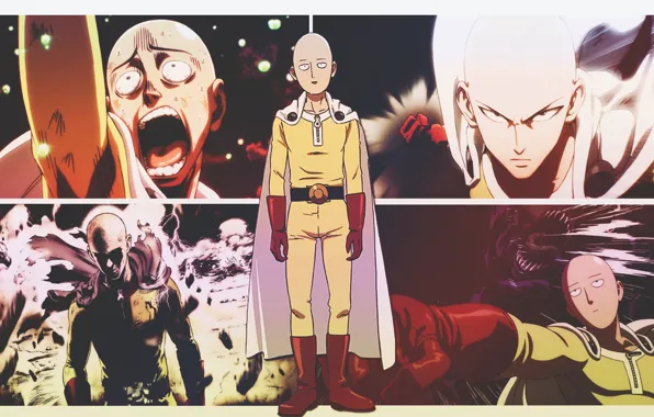 Аниме, One-Punch Man, сайтама