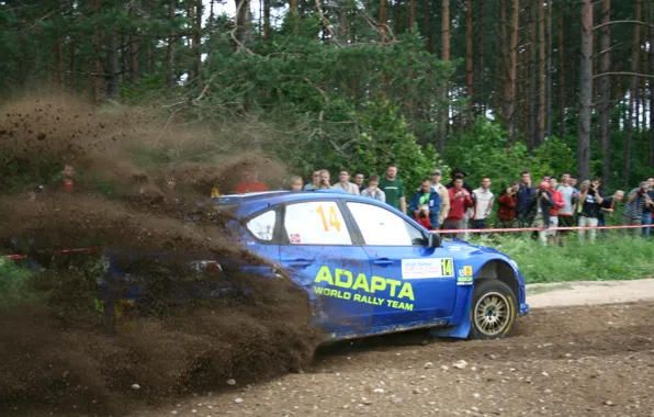 Subaru, impreza, wrc, 2009, rally of Poland