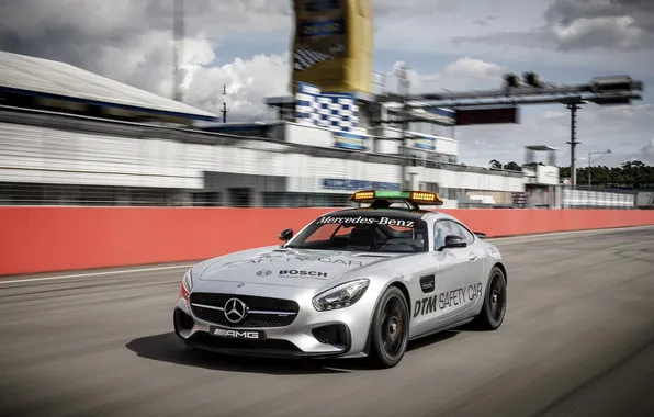 Картинка Mercedes, мерседес, AMG, DTM, Safety Car, 2015, GT S, C190
