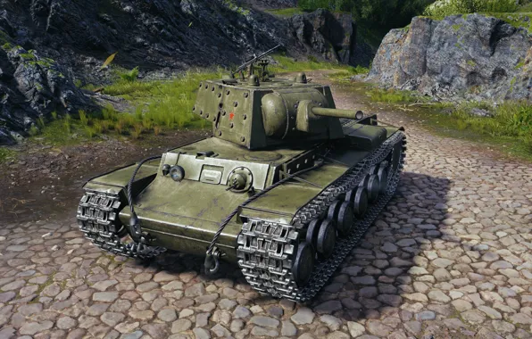 СССР, Тяжёлый танк, Экранированный, КВ-1Э
