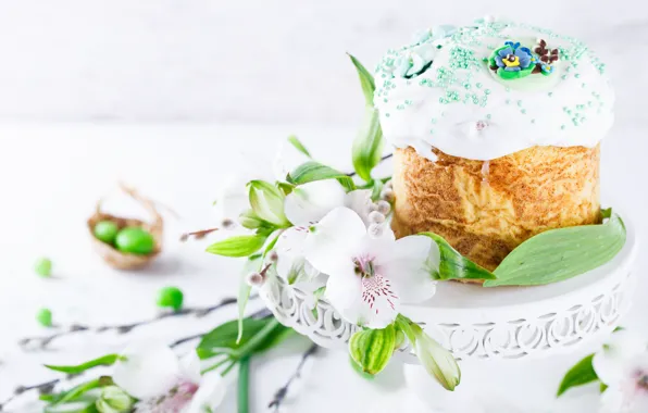Цветы, праздник, пасха, кулич, Stolyevych Yulia