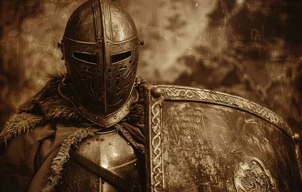 Vintage, soldier, life, style, helmet, still