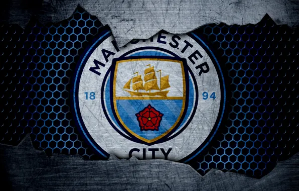 Wallpaper, sport, logo, football, Manchester City