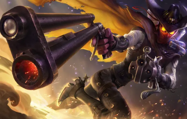 Fantasy, Art, Guns, League of Legends, Illustration, Weapon, LOL, Characters
