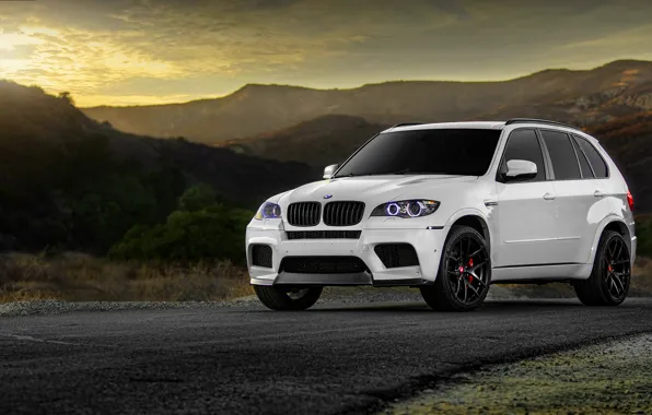 АВТОобои на рабочий стол BMW X5 M Front And Side