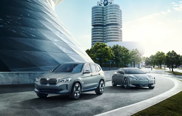 Concept, BMW, 2018, электрокар, электрокроссовер, BMW iX3, i Vision Dynamics