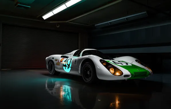 Lights, Porsche, racing car, Jeremy Cliff, Porsche 907, 907