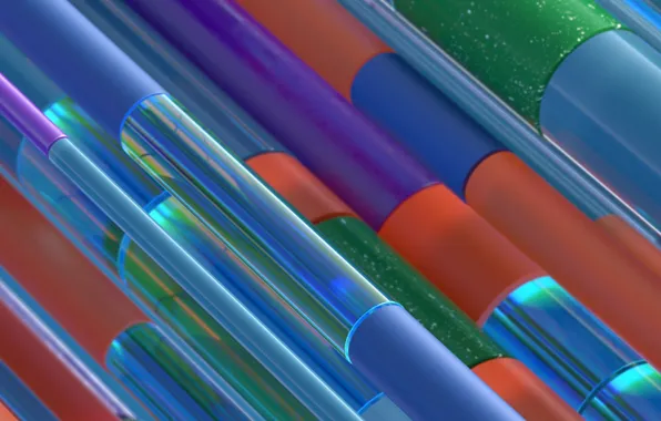 Картинка узор, краски, трубка, объем