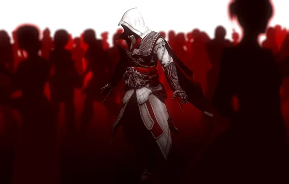 Капюшон, Assassin's Creed, ezio auditore da firenze, Ezio Auditore
