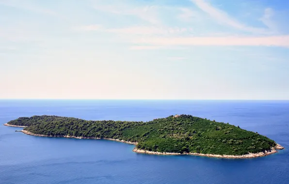 Картинка море, лето, остров, Хорватия