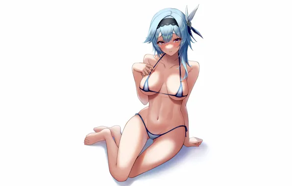 Girl, sexy, cleavage, long hair, boobs, anime, beautiful, pretty