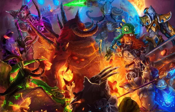 Картинка World of Warcraft, Warcraft, Sonya, diablo, Jaina Proudmoore, Zeratul, Sylvanas, Heroes of the Storm