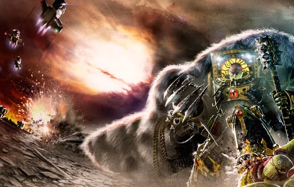 Horus Heresy, Warhammer 40000, space marine, Horus, Primarch, Imperial Fist, Age of Darkness