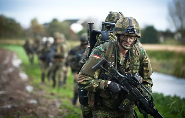 Картинка оружие, солдаты, German Army Fallschirmjäger