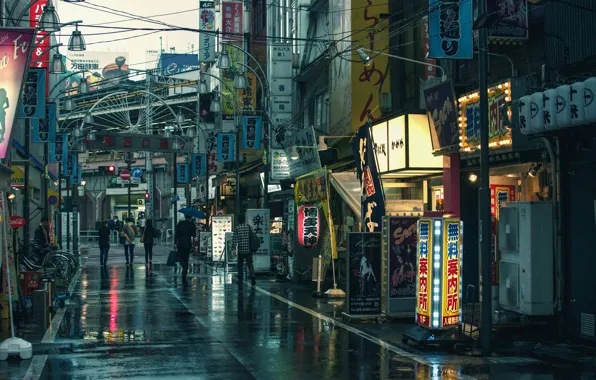 Город, улица, Tokyo, Japan, Shimbashi