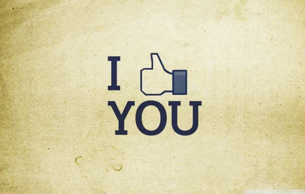 Надпись, minimal, facebook, icon, i like you