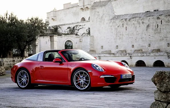Картинка 911, Porsche, порше, 991, 2014, Targa 4