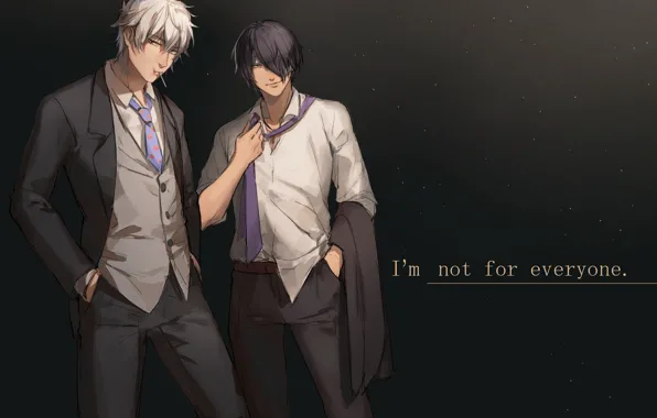 Фон, аниме, парни, двое, Gintama