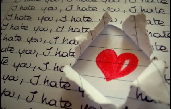 Любовь, сердце, love, i hate you, heart