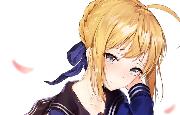 Взгляд, сейбер, Артурия Пендрагон, Fate / Stay Night, Судьба Ночь схватки