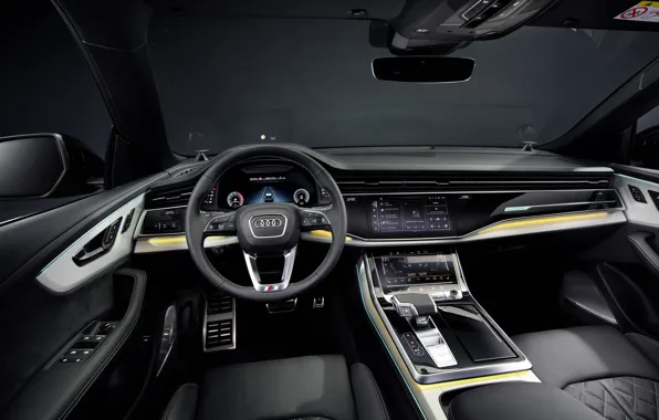 Картинка Audi, car interior, Q8, Audi Q8 2024