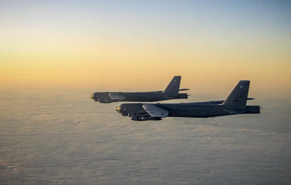 Boeing, ВВС США, Stratofortress, американский стратегический бомбардировщик, B-52H