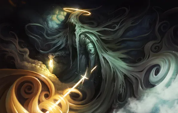 Ангел, Смерть, Fantasy, Арт, Abstract, Фантастика, Death, Angel