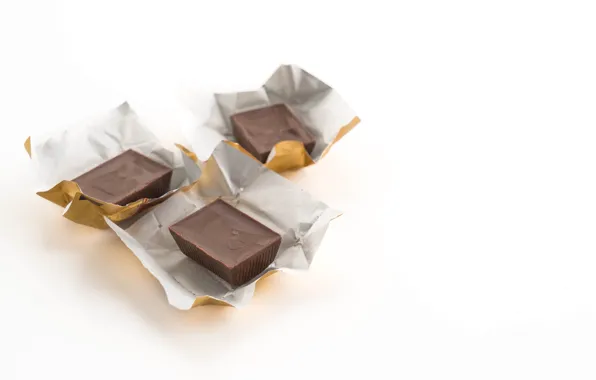 Еда, chocolate, candy, шоколадные конфеты