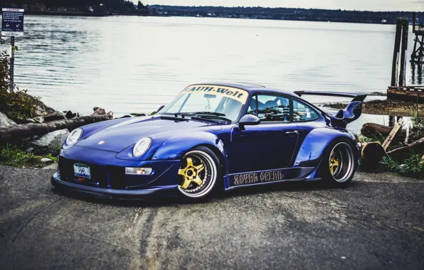 911, Porsche, Dark, Blue, GT2, (993)