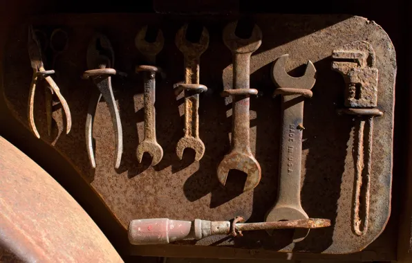 Ржавчина, Инструменты, ключи