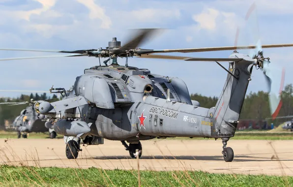 Картинка вертолёт, российский, ударный, Mi-28N