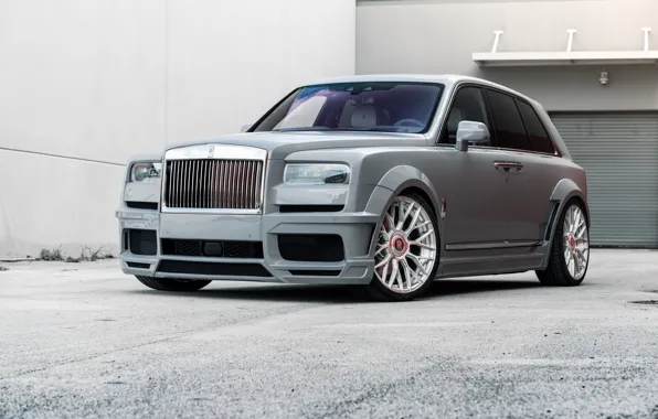 Картинка Rolls Royce, Side, Gray, SUV, Nardo, Cullinan