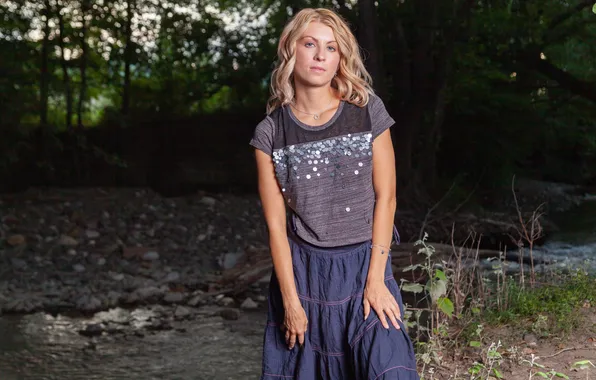 Forest, model, outside, gorgeous, photoshoot, posing, beautiful face, blonde beauty
