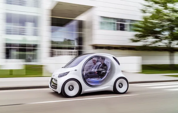 Картинка car, Smart, concept car, Гибрид, смарт кар, smart eq vision