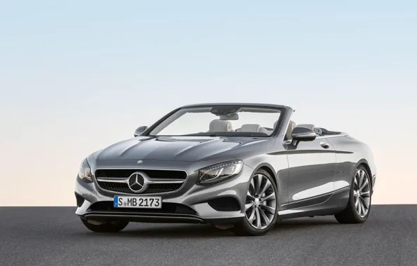 Картинка Mercedes-Benz, Мерседес, Cabriolet, Передок, S500