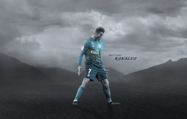 Картинка Cristiano Ronaldo, football, CR7, champions league, legend, Real Madrid, Portugal, player