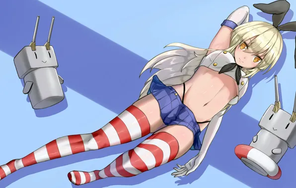 Girl, sexy, thighhighs, long hair, boobs, anime, beautiful, pretty