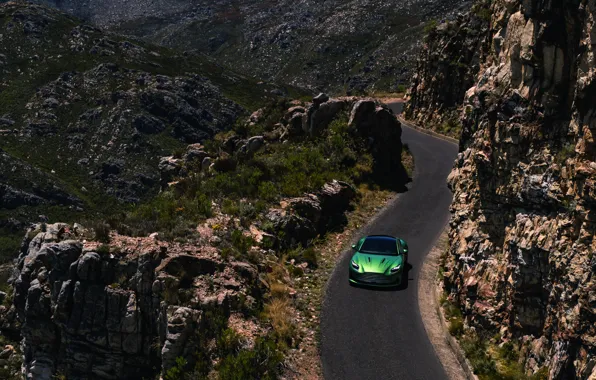Картинка car, green, road, 2023, Aston Martin DB12, DB12, Aston Marin