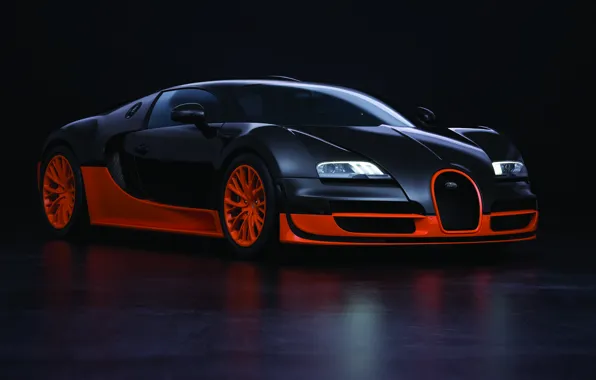 Суперкар, Bugatti Veyron, Super Sport, 16.4, самый быстрый серийный автомобиль