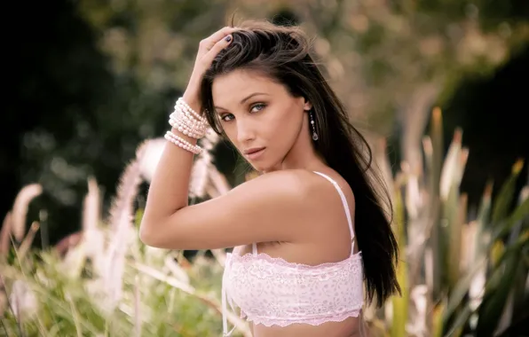 Celeste Star, Model, Background, Pose, Looking At Camera, Sensual Gaze